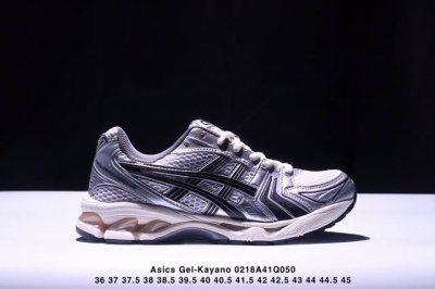 公司级Asics Gel-Kayano 14 公司级版本 亚瑟士运动休闲透气专业跑鞋 采用工程弹性双层再生针织密度鞋面材质 后跟3D可视Gel缓震乳胶物料 升级
