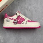 本地 核心私 Nike Air Force 1'07 Low 卡通猫联名 粉色卡通猫 空军一号低帮休闲板鞋 #原楦头原纸板 原装鞋盒 定制五金配件 内置全掌气垫