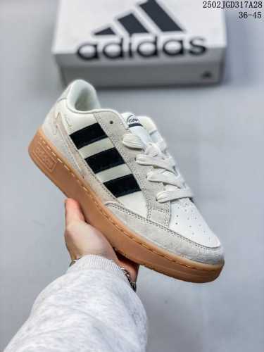 Adidas Neo Wcard 舒适休闲低帮板鞋男女同款卡其棕 尺码：见图 编码：02Jgd317A28