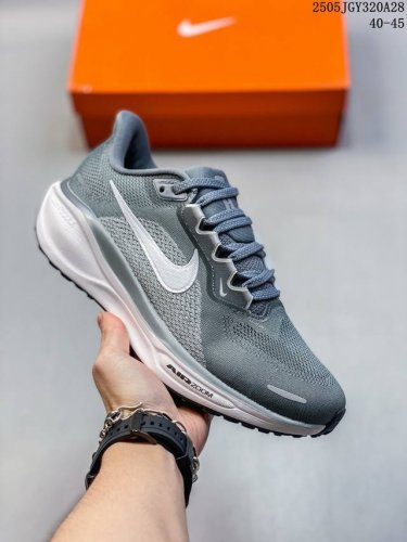 耐克Nike Air Zoom pegasus 41登月41代系列透气休闲运动跑步鞋 Fd2722 002 兼顾迅疾外观和稳固脚感 后跟覆面和中足动态支撑巧妙融