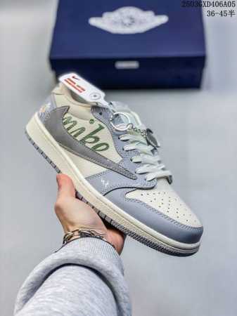 310 海外爆款限量发售！Travis Scott X Fragment Design X Jordan Air Jordan 1 Low Og Sp “闪电联 - 点击图像关闭