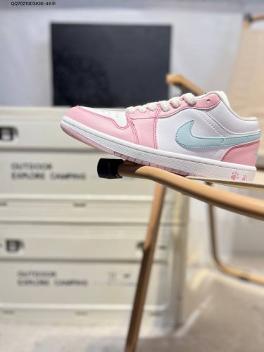 公司级头层皮乔丹Air Jordan 1 Low Aj1低帮系列篮球鞋 官方同步配色 原装级产物 #拒绝公底 立体鞋型 细节完美 高清洁度Ao9944 Qq70