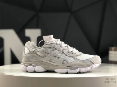 真标带半码亚瑟士Asics Gel-Nyc 时尚运动复古情侣老爹鞋 货号：1203A663101-030 完美的外观和精美的外观，是完美的选择 亚洲运动鞋于 年