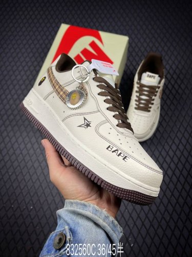 C 公司级Nike Air Force 1‘07 原楦头原纸板 打造纯正低帮空军版型 专注外贸渠道 全掌内置蜂窝气垫 原盒配件 原厂中底钢印、拉帮完美 官方货号