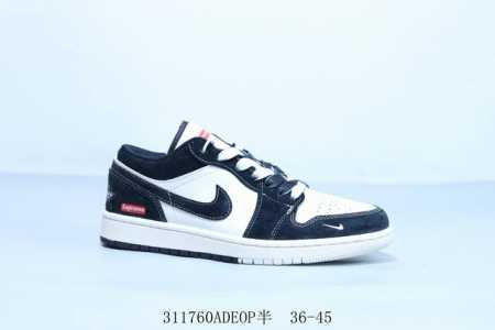 220 nike Air Jordan 1 Low Gs"White/Black/Pink"Aj1乔丹一代低帮经典复古文化休闲运动篮球鞋 货号 Sj9950-0 - 点击图像关闭