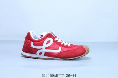 loewe 罗意威 Ballet Runner 2.0 小牛皮 圆头系带低帮华夫系列 生活休闲运功跑鞋 511150Adttt 36-44