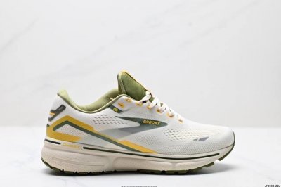 公司级Brooks Ghost 15 布鲁克斯减震耐磨训练女子防滑跑步运动鞋 款跑鞋以其卓越的缓震性能和舒适度备受青睐，采用了Biomogo Dna自适应缓震中