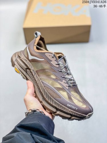 公司真标半码 Hoka One One Mafate Speed 4 Lite 男女低帮透气减震休闲跑步鞋 尺码：见图 编码：04Jvd341A26