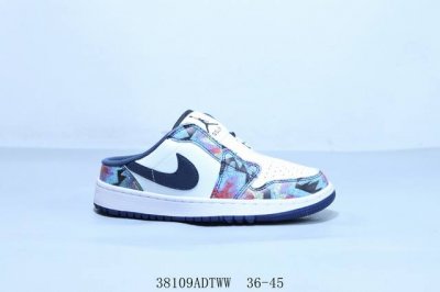 100 乔丹Air Jordan 1 Low Aj1 乔1低帮复古文化休闲运动篮球鞋 半托 货号 Fj1214-100 38109Adtww 36-45