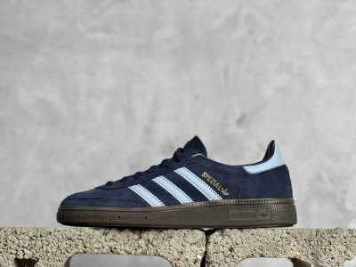 S2版 Ad 阿迪 Handball Spzl 低帮休闲板鞋 Bd7633 深蓝 国内一线头部外贸大厂支线出品 尺码：36 36.5 37 38 38.5 39