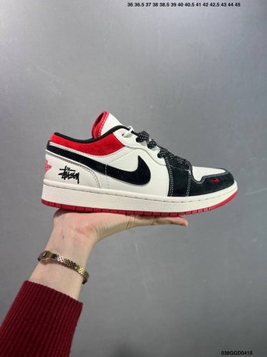 公司级Air Jordan Aj1 Low 低帮系列定制配色Wg8850-012 原厂内置气垫魔块 A模大底 头层小牛皮 鞋舌Aj原厂专用牛津布+Aj专用反口珍