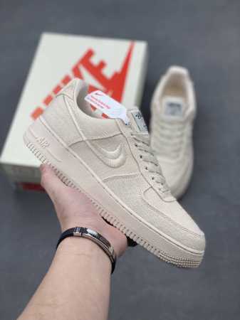 超级福利 核心特价 长期补货 ##Stussy X Air Force 1 '07 Black Cool 斯图西联名空军 “米白麻布电绣钩子”原楦原纸版开发数据 - 点击图像关闭