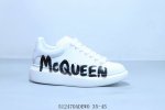 alexandermcqueen 亚历山大 麦昆Mcq 情侣款运动小白鞋厚底增高闪尾光滑牛皮平底鞋休闲鞋 时尚男女板鞋潮运动鞋 512470Adewo 35-4