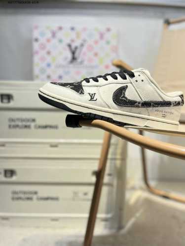 lv X Nike Sb Dunk Low 大厂出品 极力推荐 新配色 原装头层材料 独家版型蒸餾加工 帶來的是更好的视觉和脚感体验 大厂纯原品质出货 清洁度