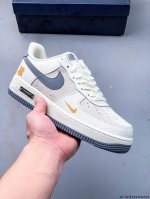 集图 二层真标！耐克Nike Air Force 1 Low 空军一号低帮经典百搭休闲板鞋 0422156S22