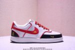 海外爆款蛇年简约风格设计 融合 Nike Low prm 小空军斯图西-黑面白勾低帮百搭透气休闲运动板鞋 . 原数据独家私模大底 纯正版型 清洁度完美 柔软皮革