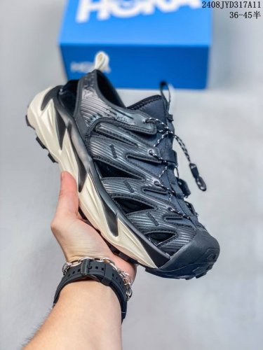 hoka One One Hopara舒适潮流防滑透气溯溪鞋男女同款黑白 08Jyd317A11
