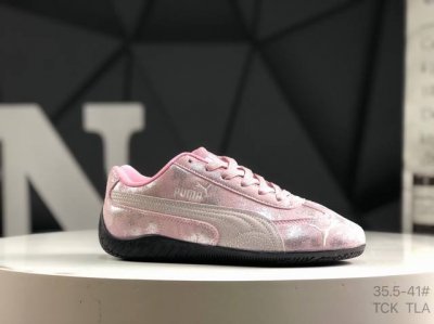puma 彪马 男女鞋半码制 采用环保绒面革鞋面材质 外置轻量耐磨橡胶大底薄底鞋成为潮人必备彪马 puma Speedcat Ls Yellow Black 极