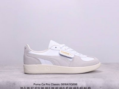 真标彪马 Puma Ca Pro Classic 百搭单品彪马复古休闲鞋经典男女板鞋，搭配精心设计的配色组合，营造浓郁的复古氛围。鞋面打孔细节,提升穿着时的舒适