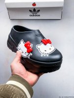 集图 160 Adidas阿迪达斯 Hello Kitty厚底穆勒厨师鞋凉拖鞋 0306279Y22
