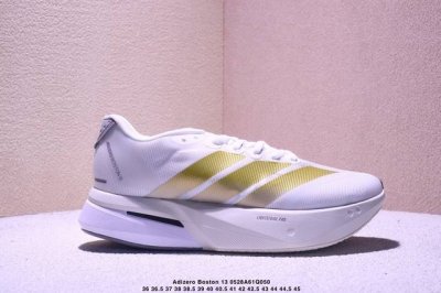 公司级Ad Adizero Boston 13 夏季透气网眼竞速跑鞋 Js4939 融合Lightstrike和Lightstrike pro技术 采用乙烯 乙