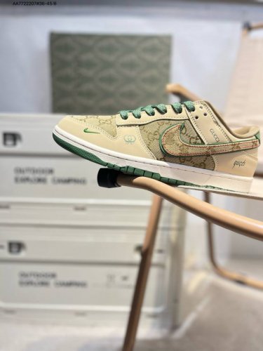 Nike Sb Dunk Low“古驰联名” 周年高端定制 低帮休闲板鞋 定制鞋盒 超高清洁度 皮料切割干净无任何毛边 细节完美Xd1588 Aa772 7#3