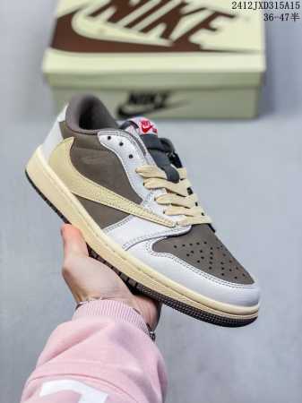 Travis Scott X Fragment Design X Jordan Air Jordan 1 Low Og Sp 倒钩2.0 三方联名闪电 低帮 篮 - 点击图像关闭