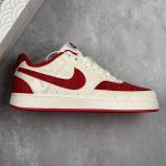 本地 核心私 Nike Court Vision Low 蛇年限定 白红 低帮百搭透气休闲运动板鞋 经典耐用的设计 兼顾舒适脚感和出众风范，演绎匠心之作 结构性