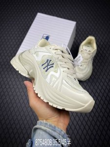 B Mlb Ny 印花网红老爹鞋 内增高6Cm 原厂原档案数据开发 进口纳米材质 原厂全套手提袋 原盒雷射防伪标包装 官方货号: 3Arnspl5N Size：