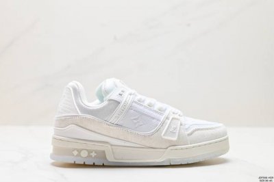 全新lv路易威登louis Vuitton Trainer Sneaker Low休闲运动文化百搭板鞋 尺码:36-45 Id:Jdf556-Hdr