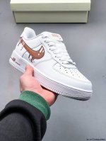 集图 二层真标！耐克Nike Air Force 1 Low 空军一号低帮经典百搭休闲板鞋 0406160H18