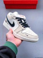 230 公司级头层！耐克Nike Air Jordan 1 Low Aj1乔1 低帮潮流缓运动休闲板鞋。Aj1 低帮拼接 完美版型真头层牛皮# 内置缓震气垫 原