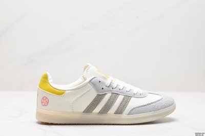 福利公司级阿迪达斯三叶草adidas Originals Samba Kasina 桑巴舞系列绅士德训足球风百搭低帮休闲运动板鞋 货号:Ie0169 尺码:36