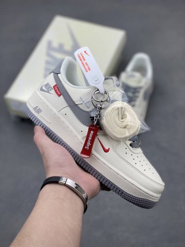 本地自取340 海外限量发售！公司级Nike Air Force 1 '07 Low 空军一号 低帮 运动鞋 休闲鞋 折边针车 工艺难度大 原楦头原纸板 原装鞋