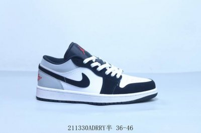 乔丹Air Jordan 1 Low Aj1 乔1低帮复古文化休闲运动篮球鞋 211330Adrry半 36-46
