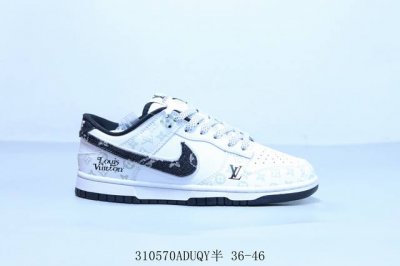 200 耐克 Nike Sb Dunk Low Pro 复古低帮 休闲运动滑板板鞋 Lv联名 310570Aduqy半 36-46