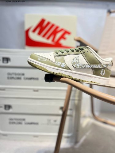 Nike Sb Dunk Low“迪奥联名” 周年高端定制 低帮休闲板鞋 定制鞋盒 超高清洁度 皮料切割干净无任何毛边 细节完美Kk1333 As7662305