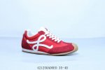 Loewe 罗意威 Ballet Runner 小牛皮 圆头系带低帮华夫系列 生活休闲运功跑鞋 货号 L815282X27 421 Adoeo 35-40