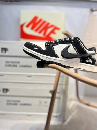 Nike Sb Dunk Low“斯图西联名” 周年高端定制 低帮休闲板鞋 定制鞋盒 超高清洁度 皮料切割干净无任何毛边 细节完美Xx2025 Aq766242