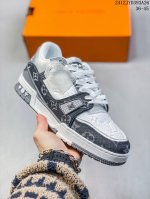 全新 Sneaker Lo 公司级路易威登板鞋 一代 经典白灰 官方一比一版本 新款 Lv Tyler X Louis Vuitton Trainer 2.0