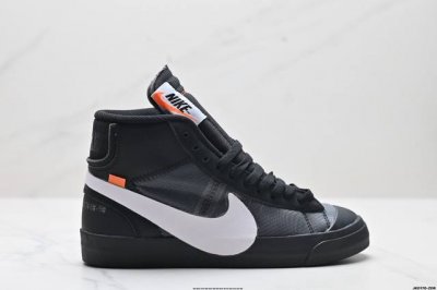 公司级Off-White X Nike Blazer Mid Grim Reaper 万圣节鞋扣 潮流 中帮 板鞋 货号:Aa3832-001 尺码:36 36