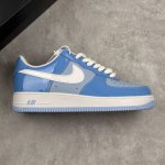 本地 核心私 Nike Air Force 1 Low 07“白蓝漆皮”低帮休闲运动板鞋 原楦头原纸板 打造纯正低帮空军版型专注外贸渠道 全掌内置蜂窝气垫 原盒