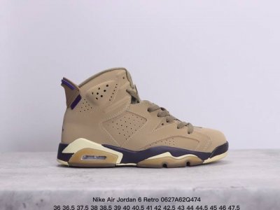 Nike Air Jordan 6 Retro”Georgetown“乔丹aj6代复古休闲文化篮球鞋“乔治城灰蓝麂皮” 货号：Ct8529-012 尺码：36～
