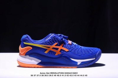 Asics Gel-Resolution 9 亚瑟士运动休闲透气专业跑鞋 轻量舒适透气材质 全滴塑鞋面中底3D可视Gel缓震胶效果 升级Flytefoam Bl