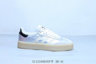 阿迪达斯三叶草Adidas Originals Samba Vegan Og”Spd“桑巴舞系列绅士德训足球风百搭低帮休闲运动板鞋厚底 货号 Ig5745 51