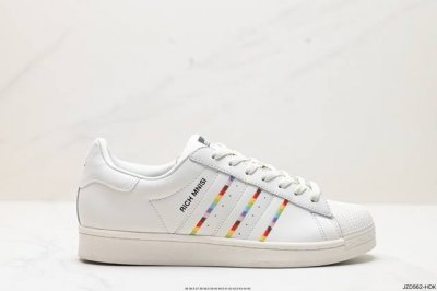 公司级阿迪达斯adidas三叶草 Originals Superstar Pride Rm贝壳头系列低帮经典百搭休闲运动板鞋 货号:Fz6002 尺码:36 3