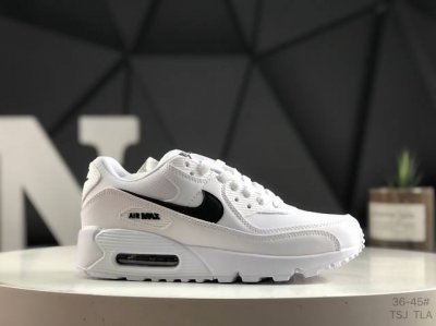 真标带半码耐克Nike Air Max 90 初代复古气垫百搭休闲运动慢跑鞋复古小气垫史上第一双可视气垫跑鞋 凭借着 Air Max 气垫带来的舒适脚感和鞋面面