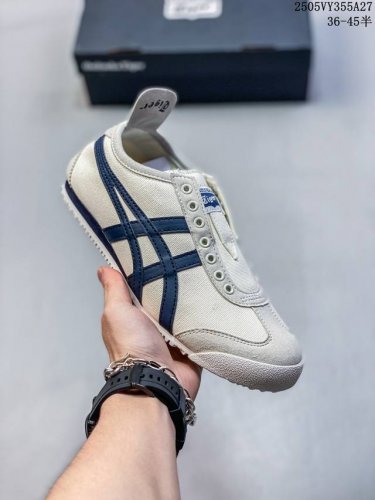 福利 Onitsuka Tiger Mexico 66 亚瑟士鬼冢虎复古经典板鞋 产品从款式颜色造型上体现出追求舒适和细节的完美 鞋类更是推崇手工制作的严谨与完