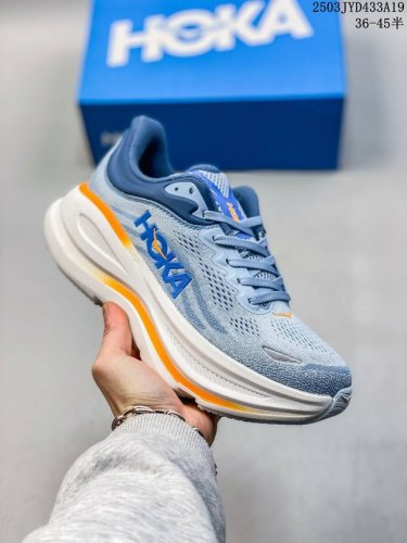 200 hoka One One Bondi舒适防滑耐磨低帮休闲跑步鞋男女款1162013-Bwht 尺码：见图 编码：03Jyd433A19