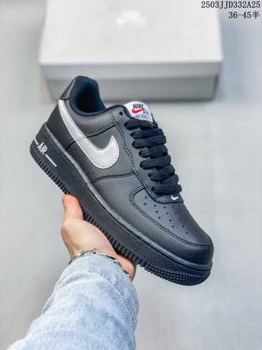 140 公司级带半码 af1耐克 Nike Air Force 1 ‘07 Low 空军一号 厚底增高百搭运动板鞋 原楦头原纸板 打造纯正空军版型，专注外贸渠道